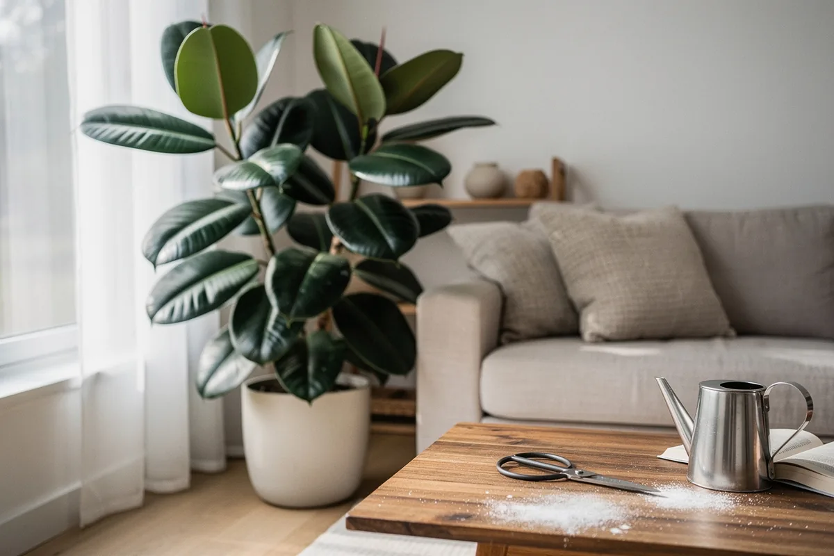 Adeus às plantas que sempre morrem: o ficus elastica ultra resistente que decora a casa e é quase “imortal”