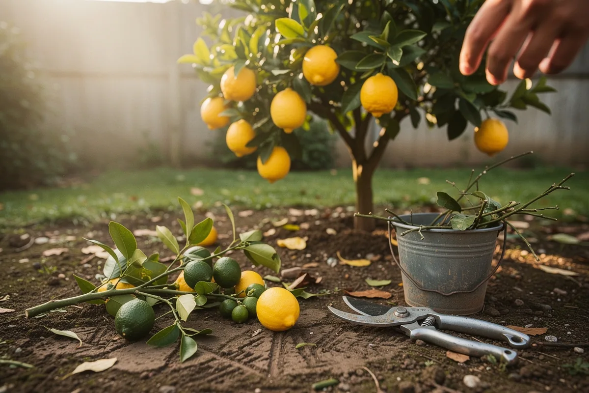 Como e quando podar um limoeiro para que dê muito mais limões